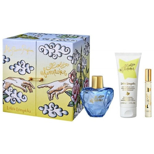Lolita Lempicka 3 Pcs Set For Women: 3.4 Eau De Parfum Spray +2.5 Body Lotion + 2.5 Shower Gel